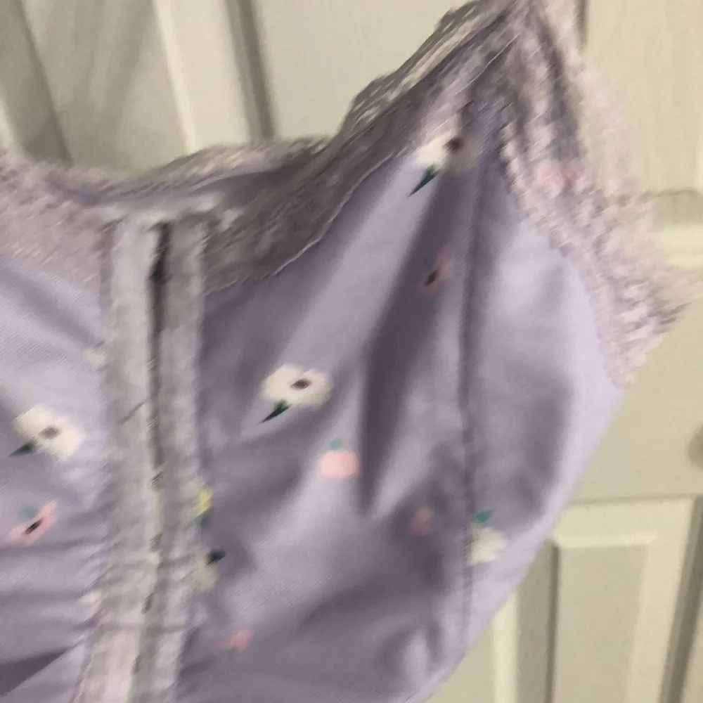 Princess Polly Lace Floral Y2K Mesh Corset Crop Top in Lilac Purple - Picture 5 of 10